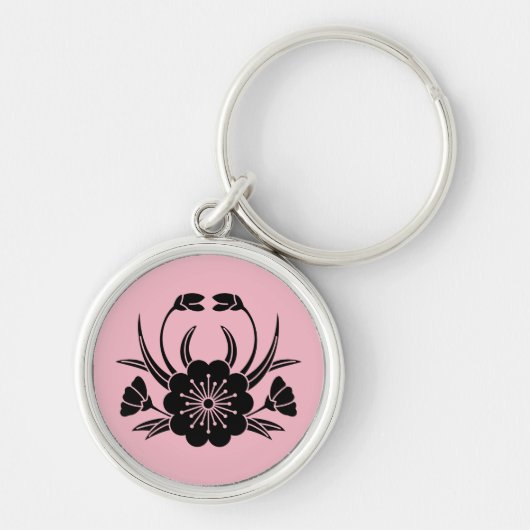 Porte-clés Fleur de cerisier en forme de crabe (Devant)