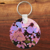 Porte-clés Fleur de cerisier rose (Recto)