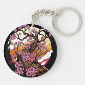 Porte-clés Fleur de cerisier sauvage (Dos)