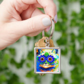 Porte-clés Fleur de chat (main)