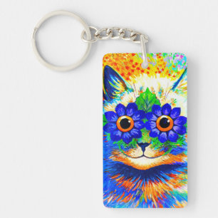Porte-clés Fleur de chat