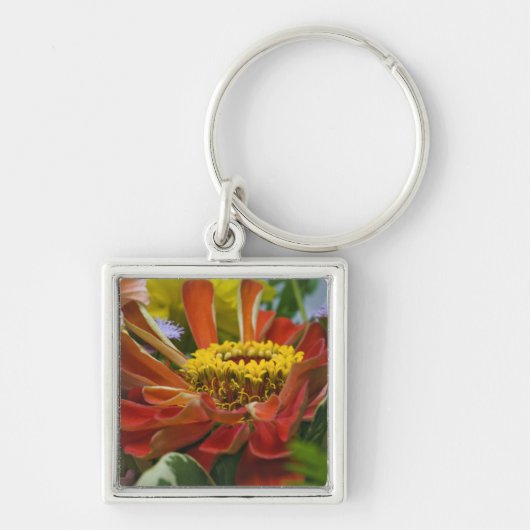 Porte-clés fleur de chrysanthème (Devant)