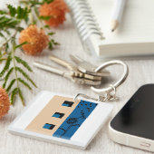 Porte-clés Fleur de construction (Devant Droit)