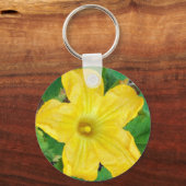 Porte-clés Fleur de courgettes (Recto)