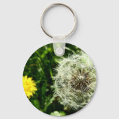 Porte-clés Fleur de Dandelion et tête de semence (Verso)