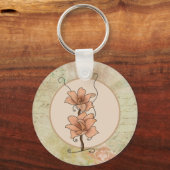 Porte-clés Fleur de fantaisie (Recto)