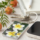 Porte-clés Fleur de frangipanier Îles Cook (Devant droit)