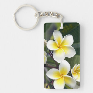 Porte-clés Fleur de frangipanier Îles Cook