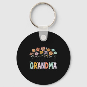 Porte-clés Fleur de grand-mère appelée bénie pour la fête des