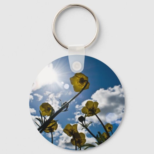 PORTE-CLÉS FLEUR DE JARDIN (Recto)