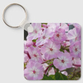 Porte-clés Fleur de jardin rose tendre (Recto)
