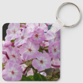 Porte-clés Fleur de jardin rose tendre (Dos)