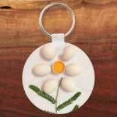 Porte-clés Fleur de jaune d'oeuf (Recto)