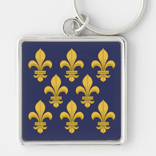 Porte-clés Fleur de lis (Devant)