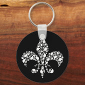 Porte-clés Fleur de Lis (Recto)