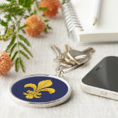 Porte-clés Fleur de lis (Côté)