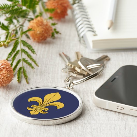 Porte-clés Fleur de lis (Côté)