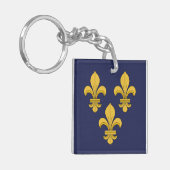 Porte-clés Fleur de lis (Devant gauche)