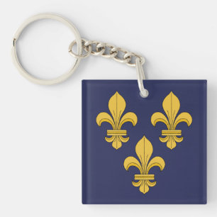 Porte-clés Fleur de lis