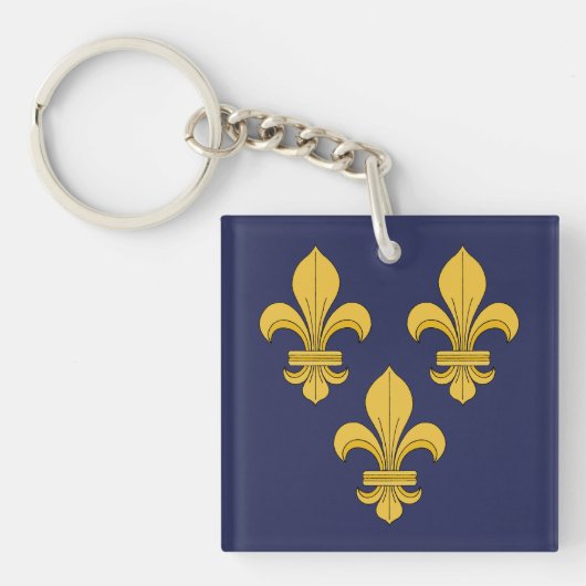 Porte-clés Fleur de lis (Devant)