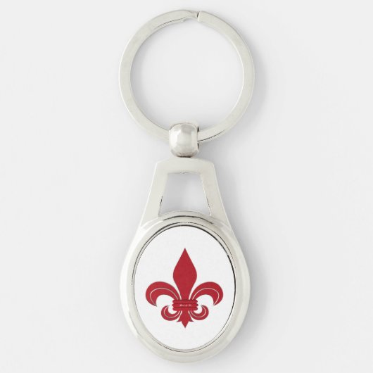 Porte-clés Fleur de Lis (Devant)