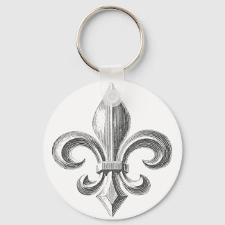Porte-clés Fleur de Lis