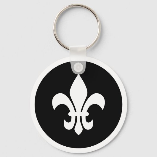 Porte-clés Fleur de Lis (Recto)