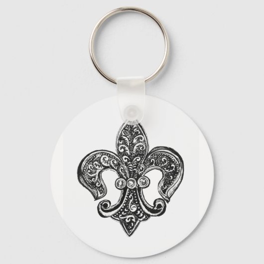 Porte-clés Fleur de Lis Porte - clé (Recto)