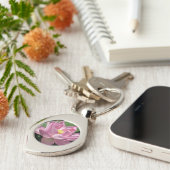 Porte-clés Fleur de lotus rose IV (Côté )