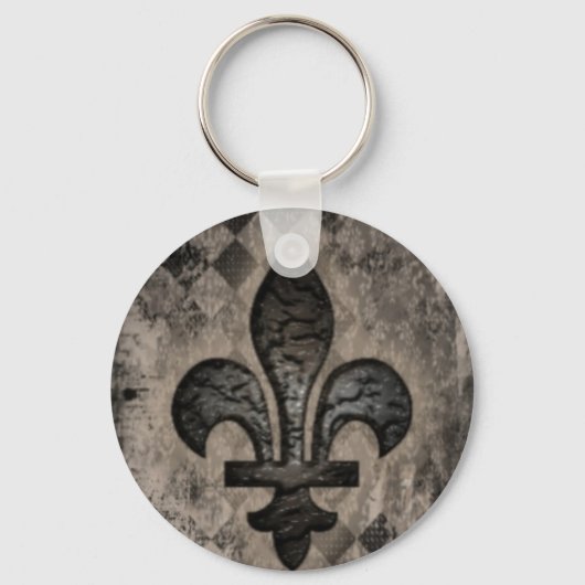 Porte-clés Fleur de Lys (Recto)
