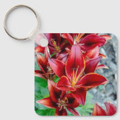 Porte-clés Fleur de Lys Stargazer Rouge (Recto)