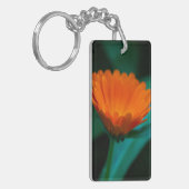 Porte-clés Fleur de marguerite orange (Devant gauche)