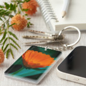 Porte-clés Fleur de marguerite orange (Devant droit)