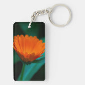 Porte-clés Fleur de marguerite orange (Dos)