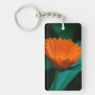 Porte-clés Fleur de marguerite orange