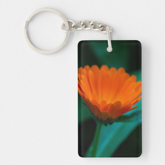 Porte-clés Fleur de marguerite orange (Devant)
