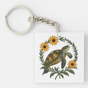 Porte-clés Fleur de Maryland Terrapin et Black Eyed Susan