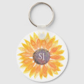 Porte-clés Fleur de monogramme (Verso)