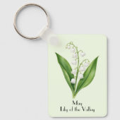 Porte-clés Fleur de Muguet de Mai (Recto)