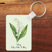 Porte-clés Fleur de Muguet de Mai (Verso)