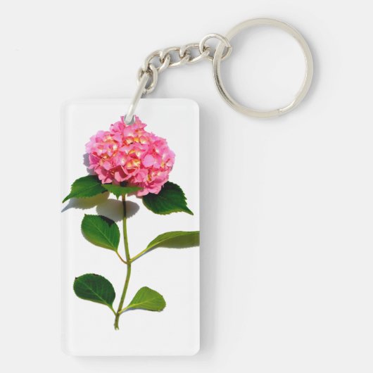 Porte-clés Fleur de pink élégant hydrangea rose (Dos)