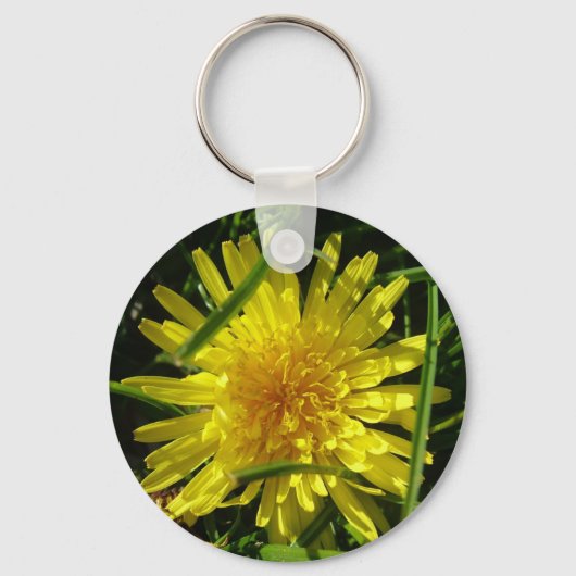Porte-clés fleur de pissenlit (Recto)
