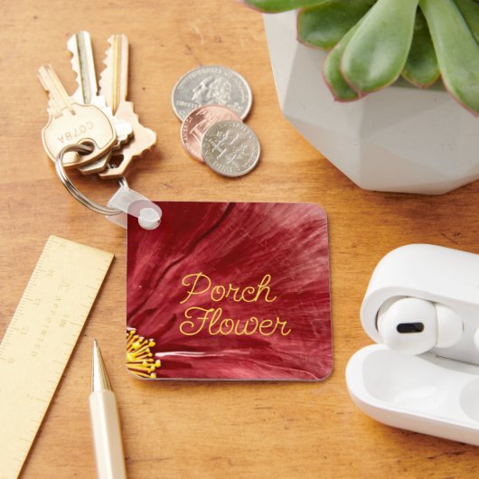 Porte-clés Fleur de porche / Original / (Bureau)