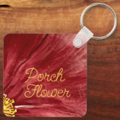 Porte-clés Fleur de porche / Original / (Verso)
