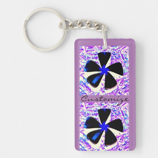 Porte-clés Fleur de roue à 5 pétales Thunder_Cove (Devant)