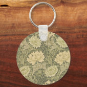 Porte-clés Fleur de Sauge Chrysanthème de William Morris (Recto)