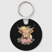 Porte-clés Fleur de vache bébé mignonne Noël (Recto)