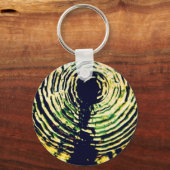 Porte-clés Fleur de verre (Recto)