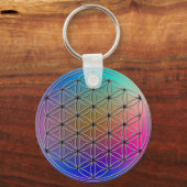 Porte-clés Fleur de vie Blume des Lebens Romantique (Recto)