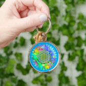 Porte-clés Fleur de Vie - Fleur Géométrique 5 (Main)